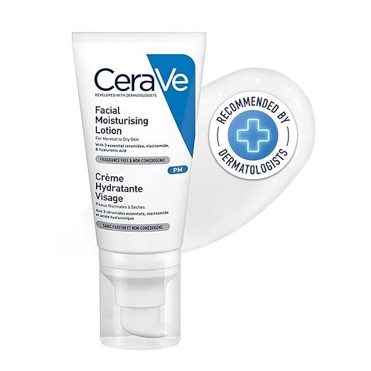 CeraVe PM Facial Moisturizing Lotion For Normal To Dry Skin