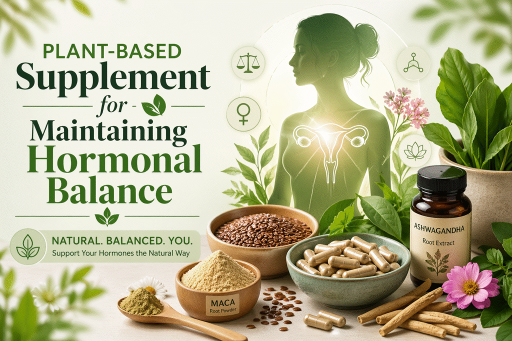 Plant based supplements for hormonal balance