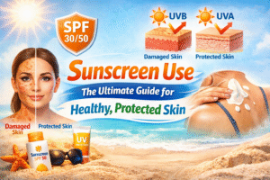 Read more about the article Sunscreen Use: The Ultimate Daily Guide for Healthy, Protected Skin