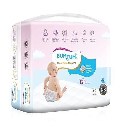 Baby diapers for sensitive Skin