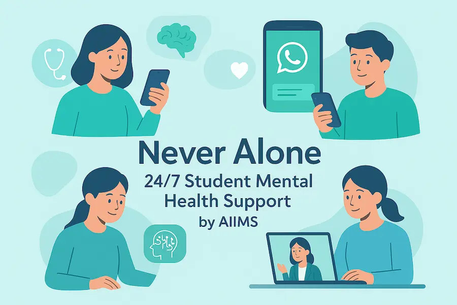 Never alone AI App for Mental Health from AIIMS Delhi