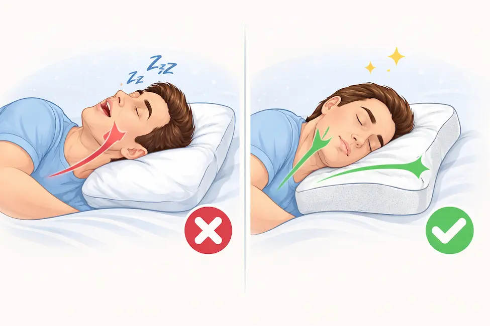 Snoring-vs-peaceful-sleep