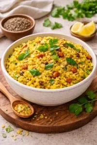 Delicious-poha-with-fresh-garnishes