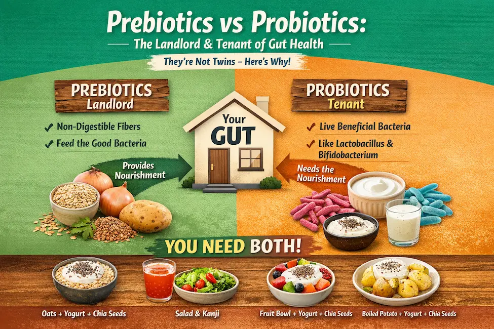 Prebiotics Vs Probiotics