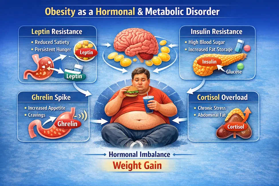 You are currently viewing Obesity is not just that simple-its Hormonal and Neurometabolic crisis!!