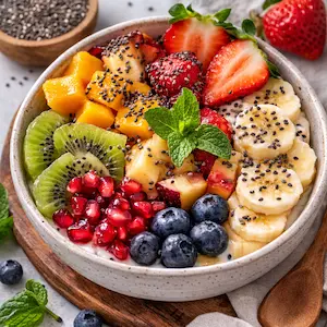 Vibrant-fruit-salad-with-chia-seeds