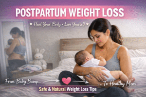Read more about the article Postpartum Weight Loss: Why It’s Hard & How to Do It Safely