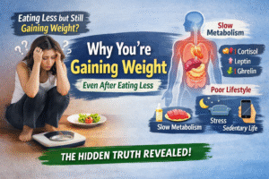 Read more about the article Why You’re Gaining Weight Even After Eating Less (The Hidden Truth No One Talks About)